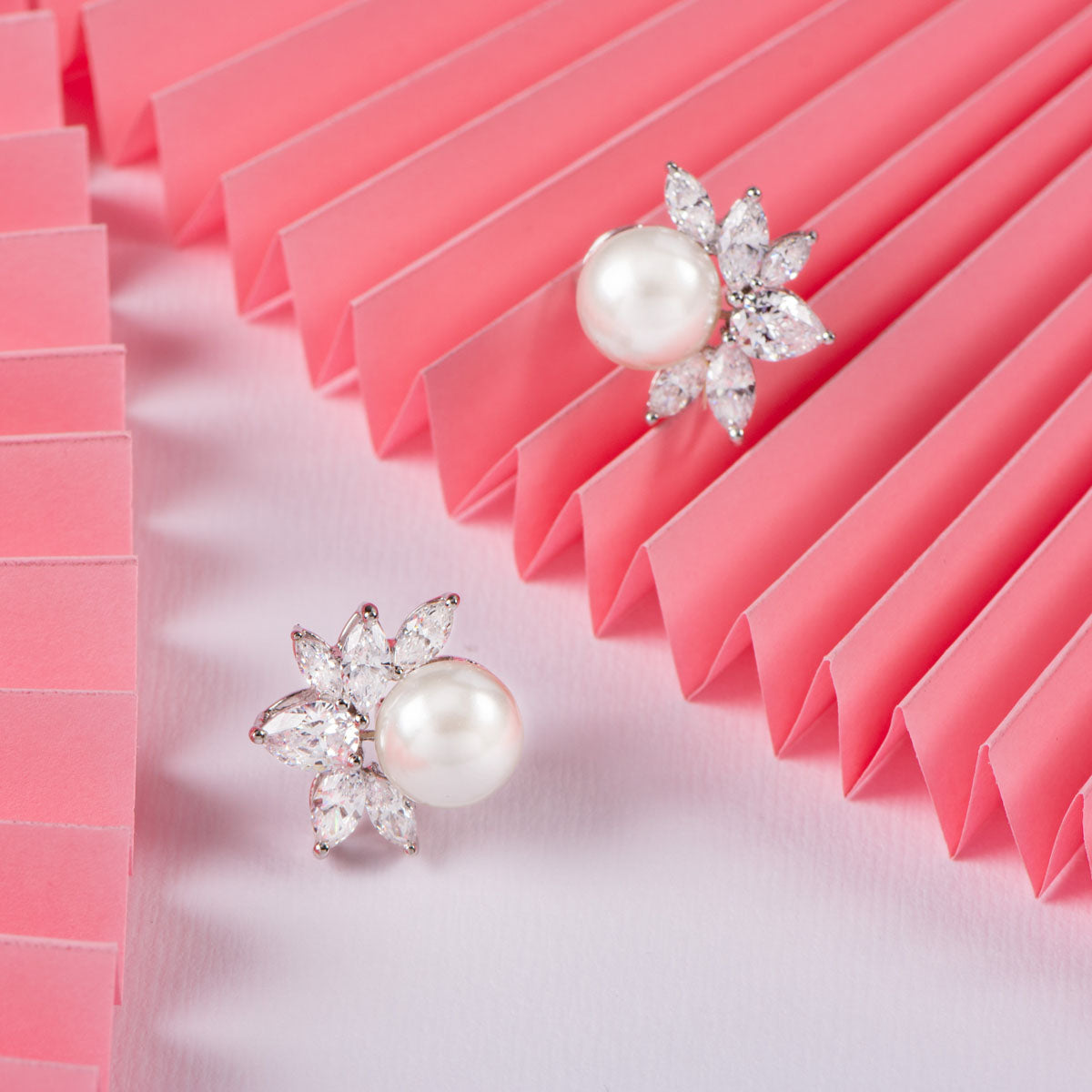 Blooming Pearl Studs