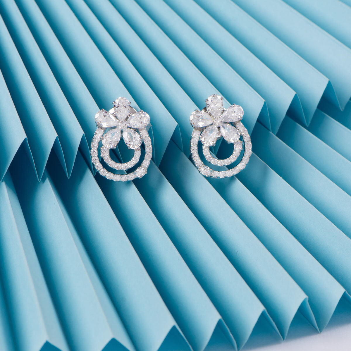 Daisy Halo Studs