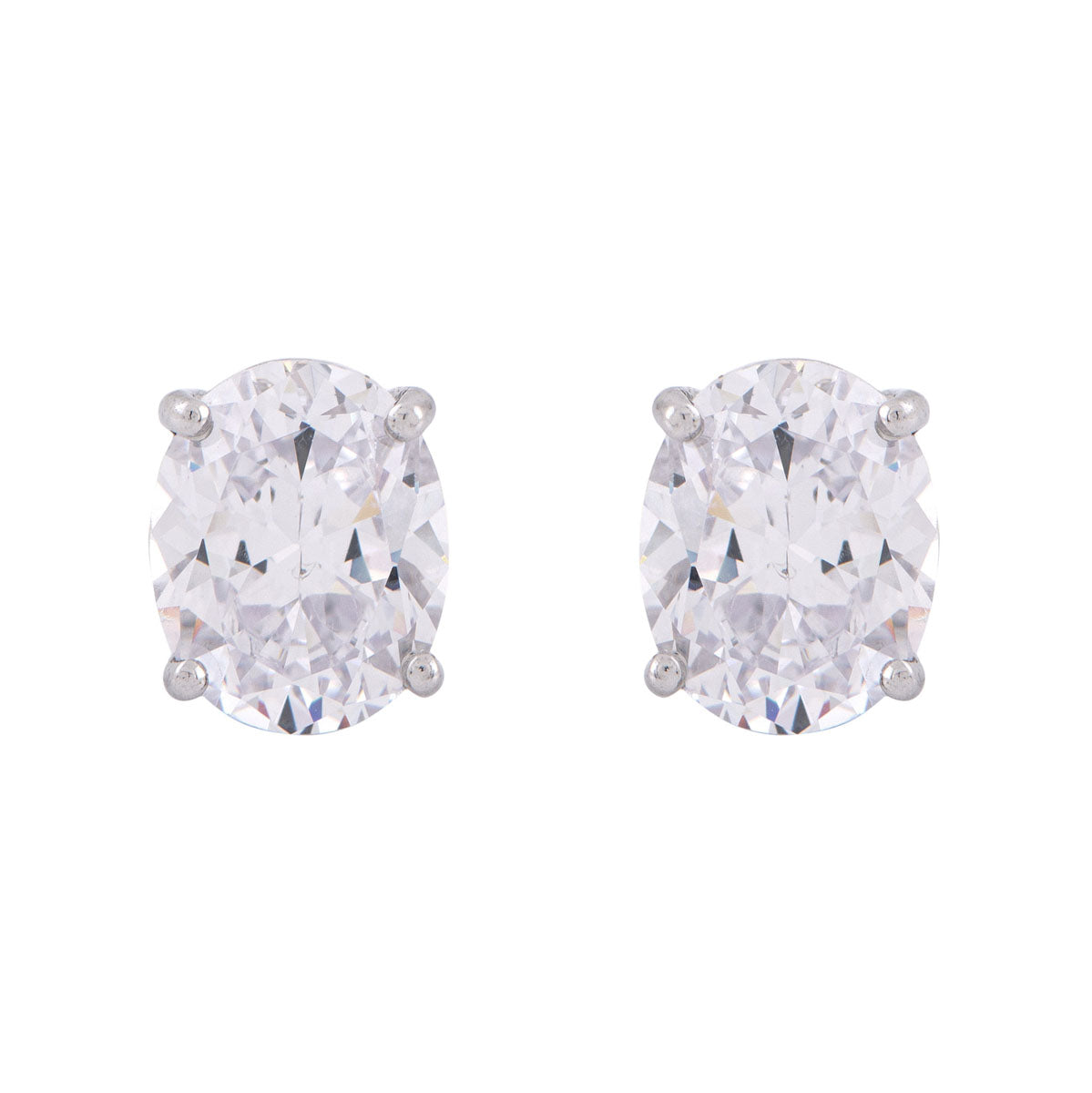 1 ct each Oval Solitaire Studs