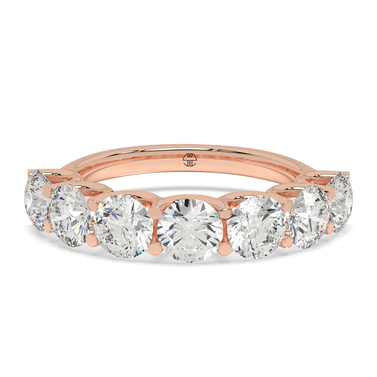 Round Half Eternity Band