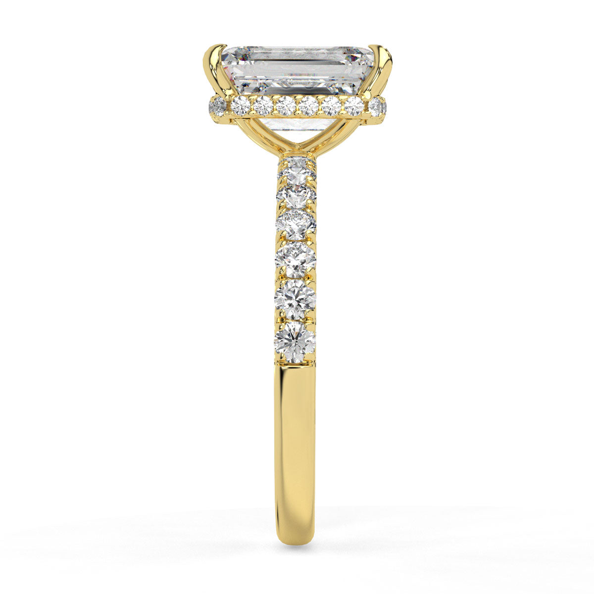 Eternal emerald solitaire ring