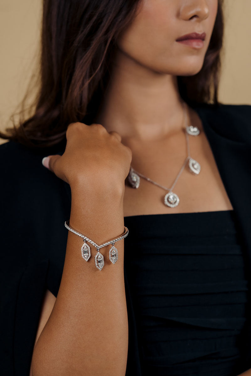 Honeycomb Drop Bracelet