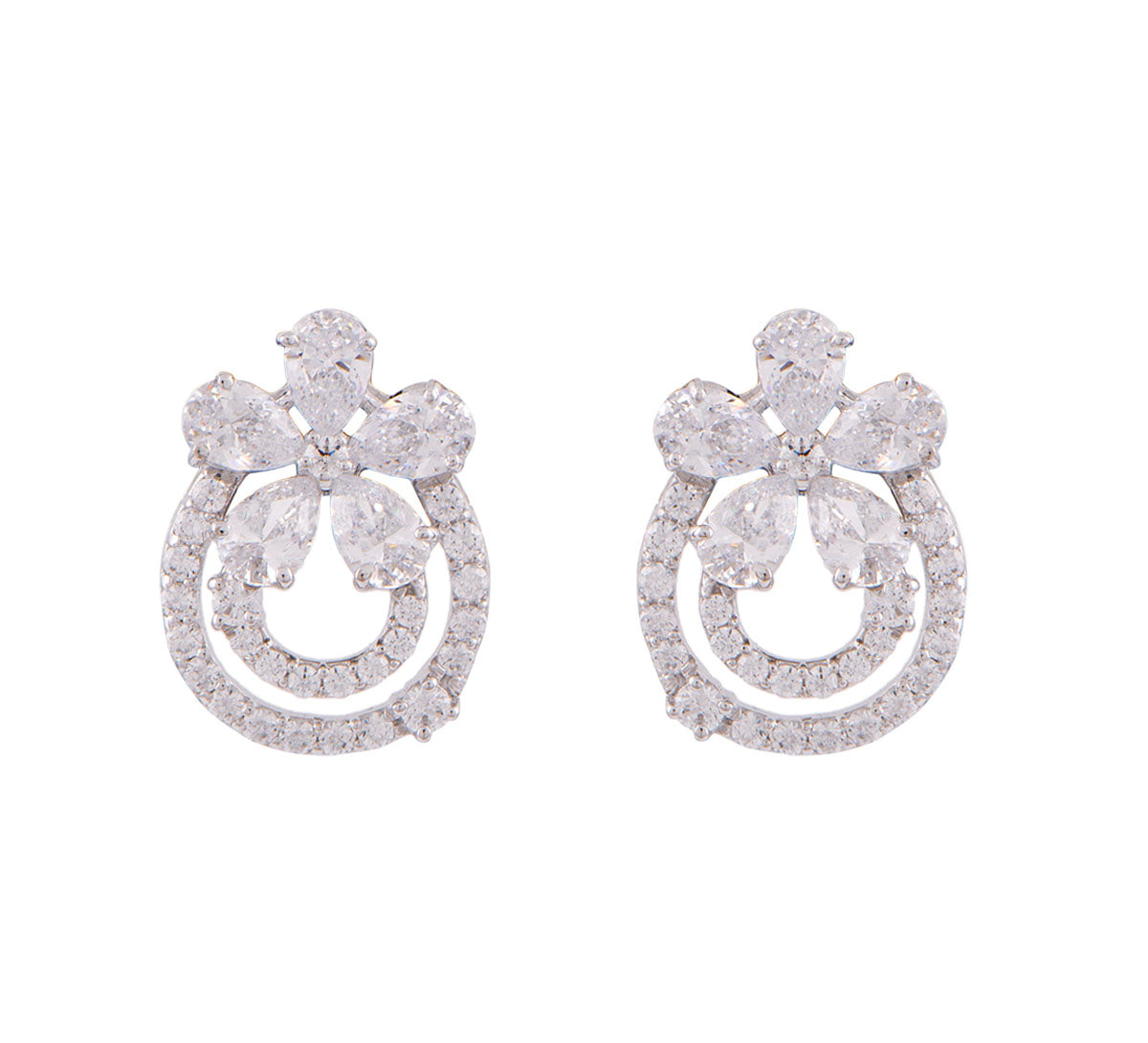 Daisy Halo Studs