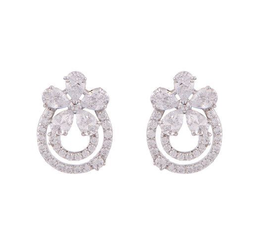 Daisy Halo Studs