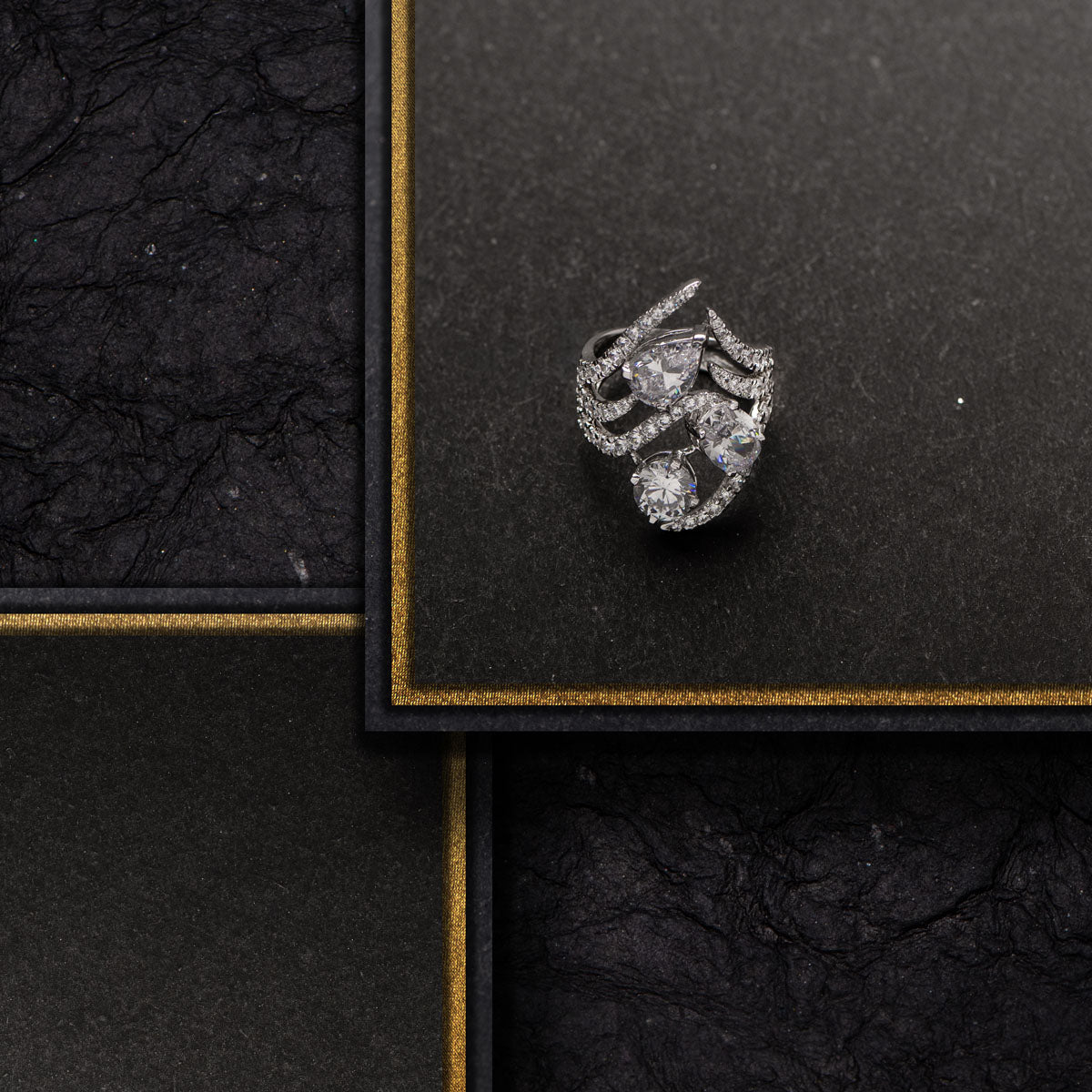 The Serene Wave Ring