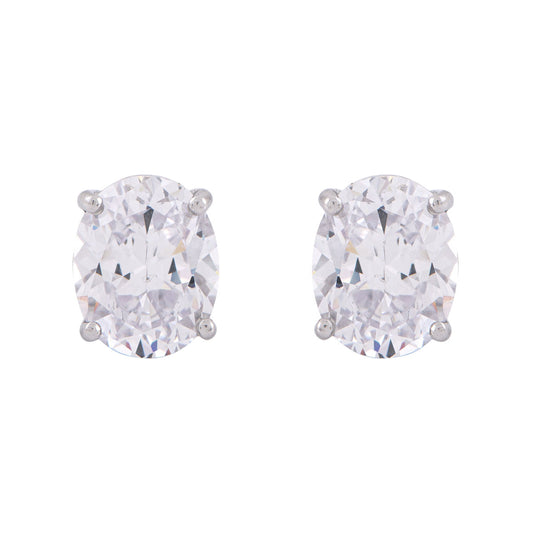 1 ct each Oval Solitaire Studs