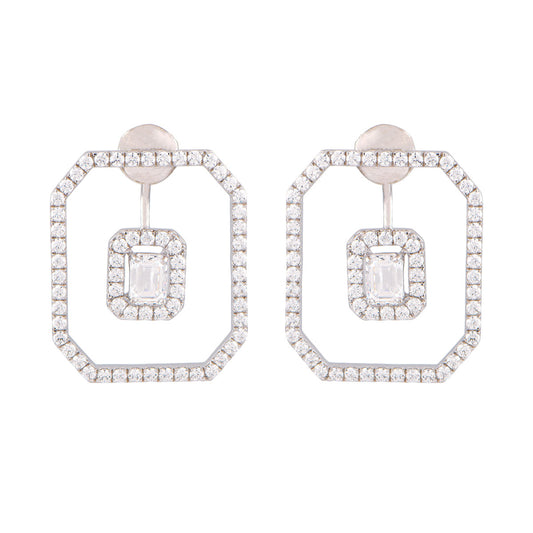 The Floating Emerald earrings