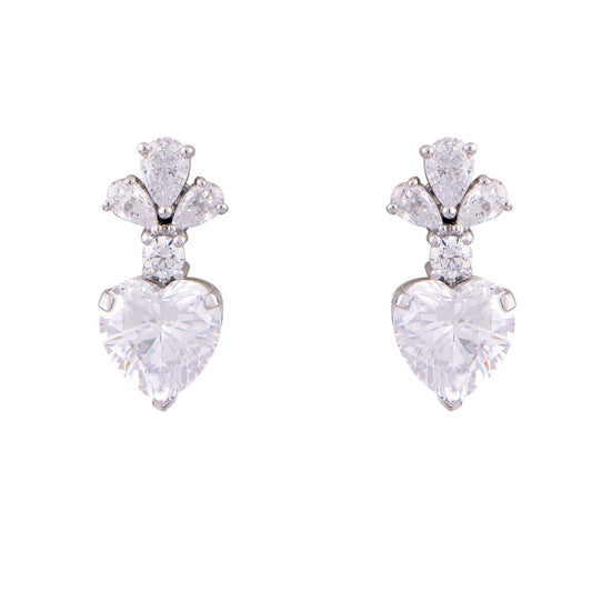 Heart & Petals Studs