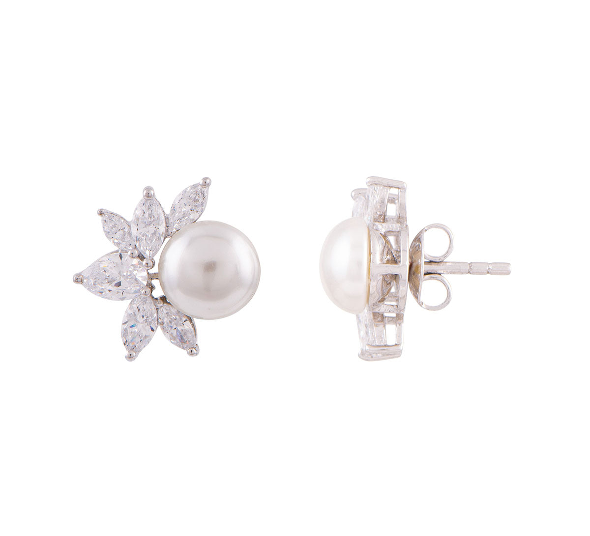 Blooming Pearl Studs