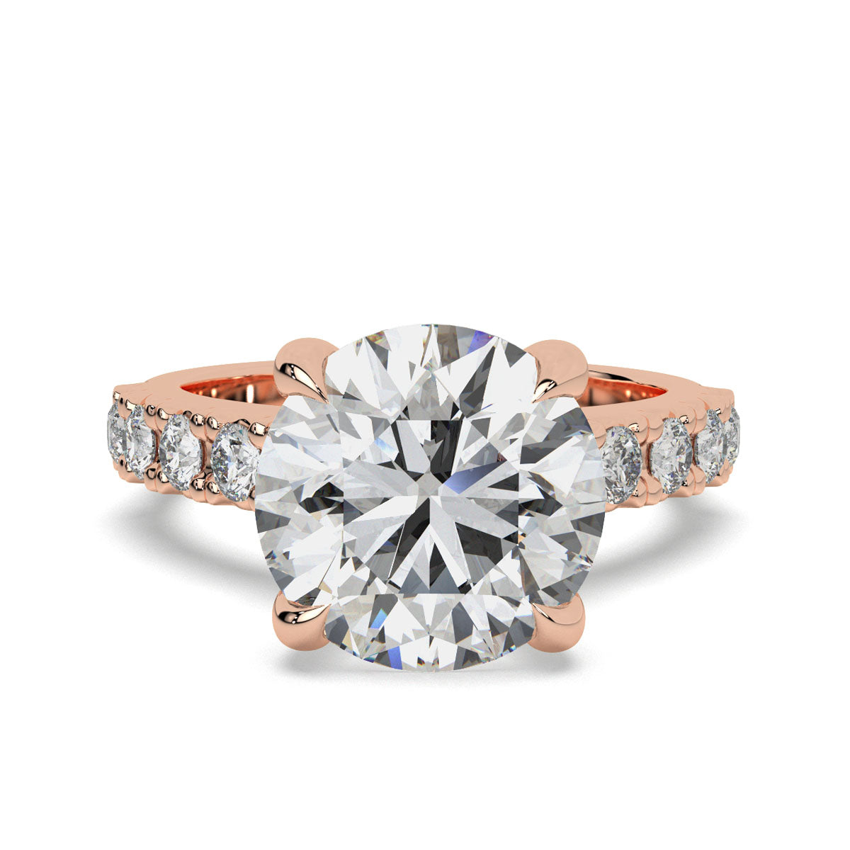 Eternal 3 Ct round Solitaire Ring
