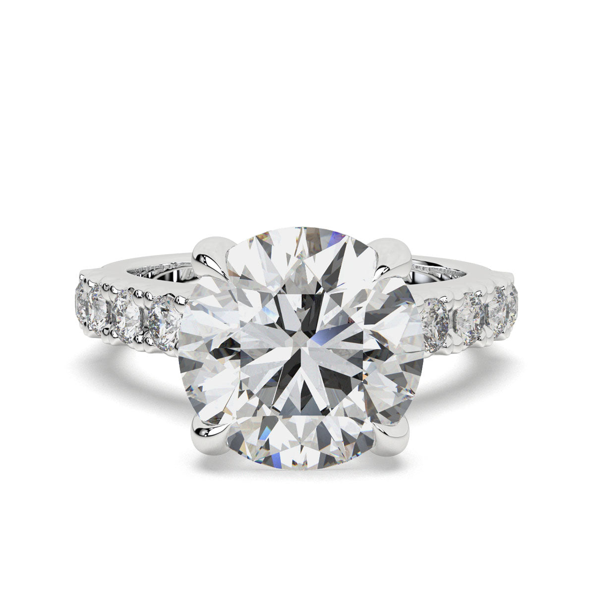 Eternal 3 Ct round Solitaire Ring