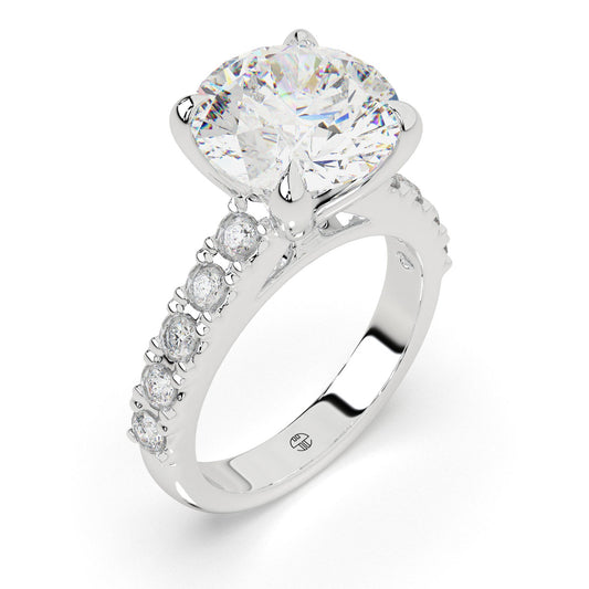 Eternal 3 Ct round Solitaire Ring