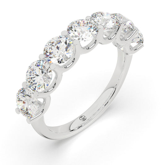 Round Half Eternity Band
