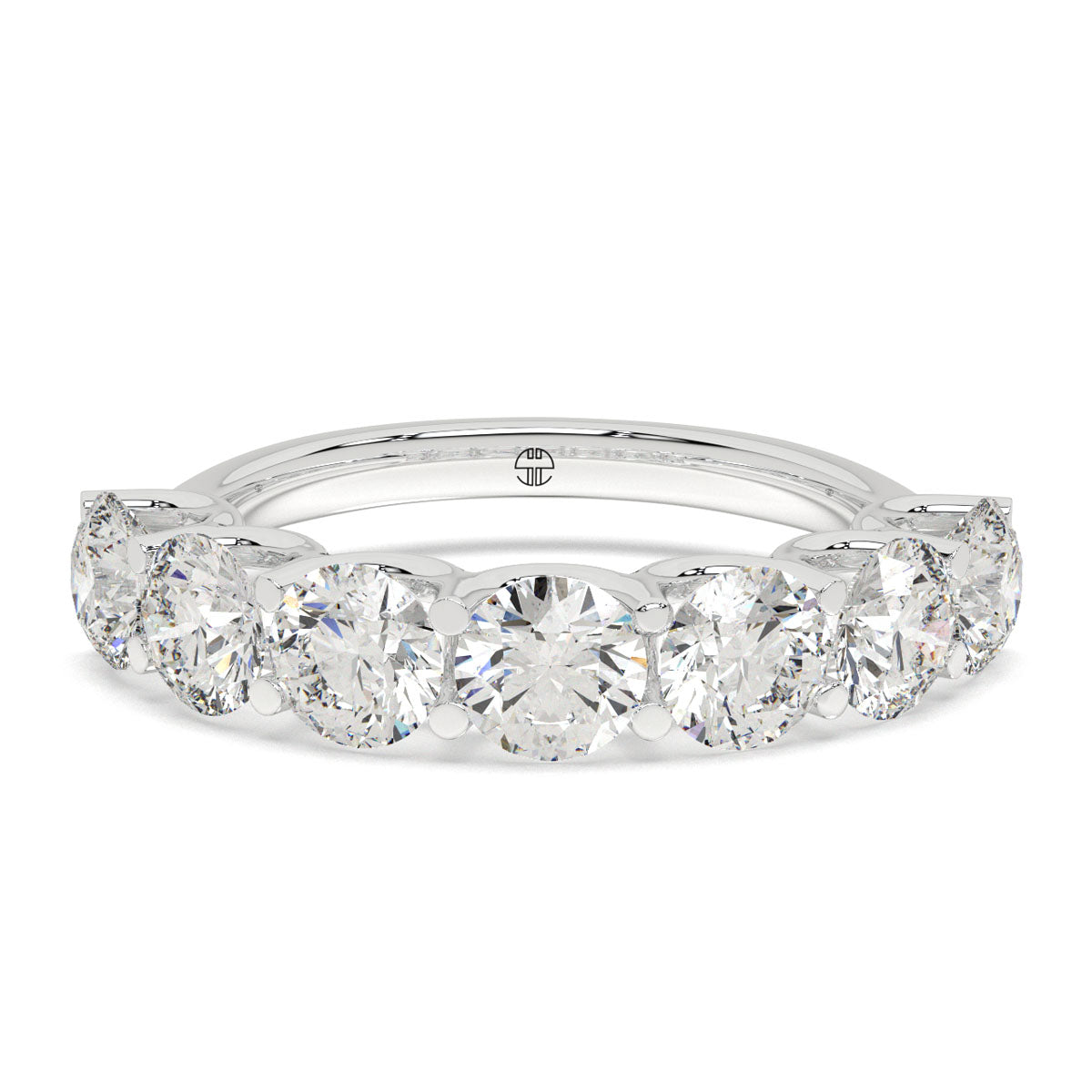 Round Half Eternity Band