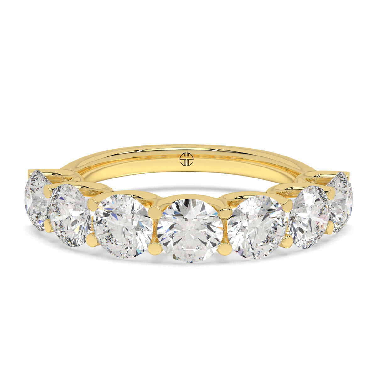 Round Half Eternity Band