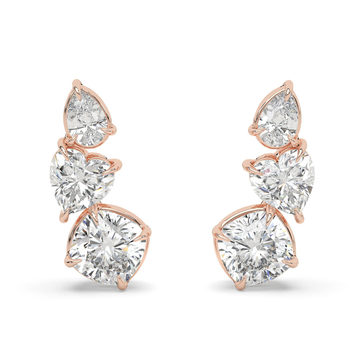 Celeste Climber Diamond Earrings