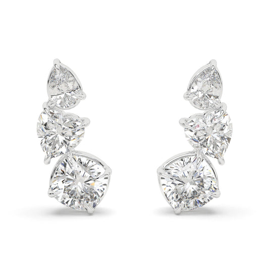 Celeste Climber Diamond Earrings