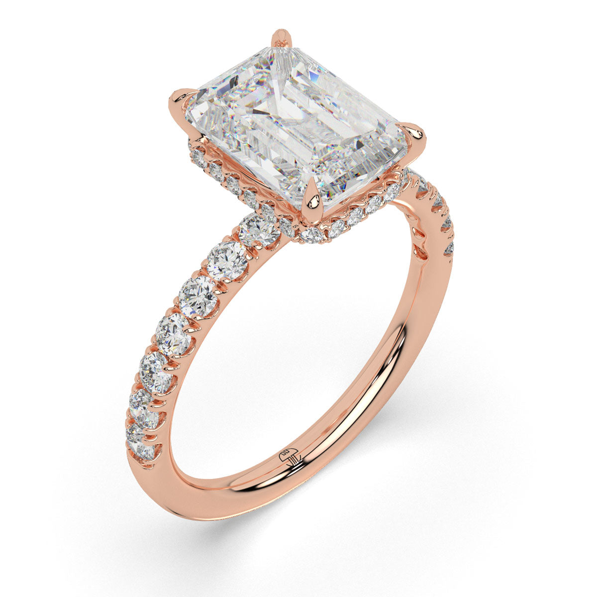 Eternal emerald solitaire ring