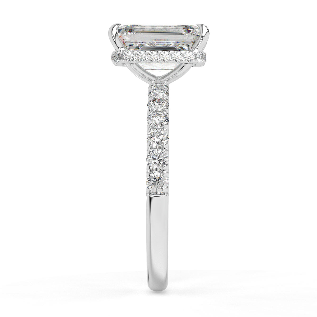 Eternal emerald solitaire ring
