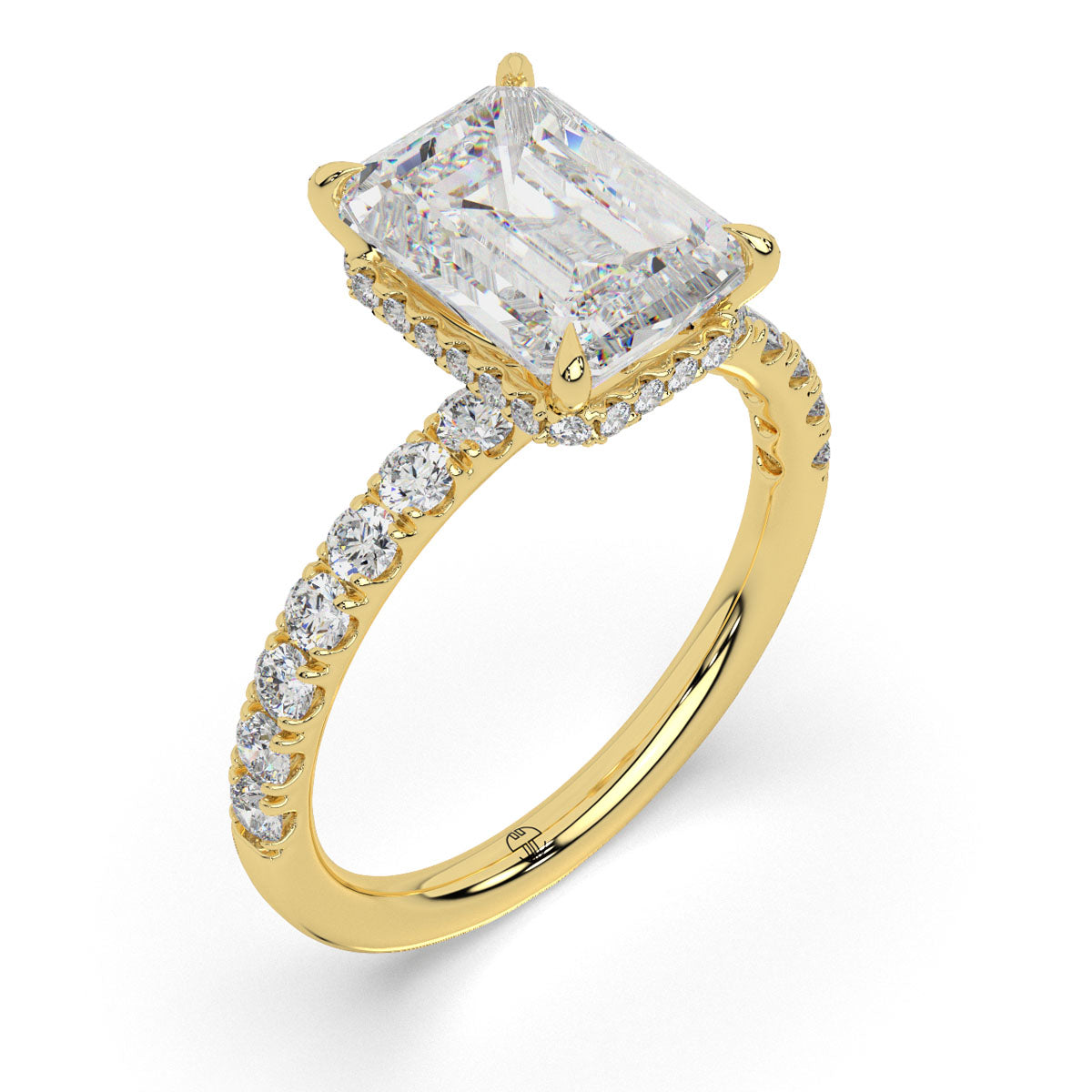 Eternal emerald solitaire ring