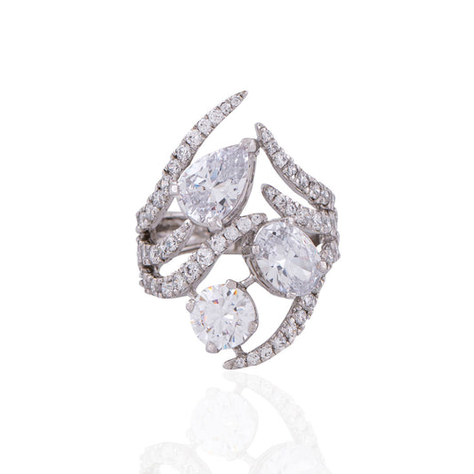 The Serene Wave Ring