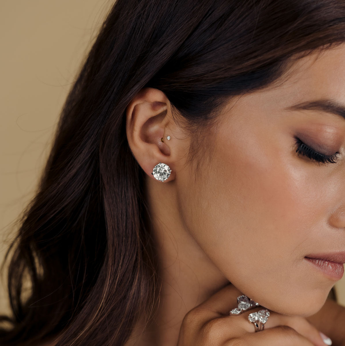 3-in-1 Fleur Convertible Studs
